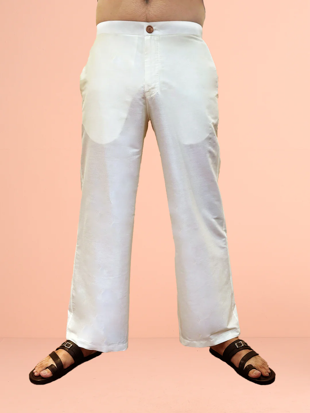 Blue Denim Embellished Front Open Mid Kurta Wide Leg Pant Set - Image 6
