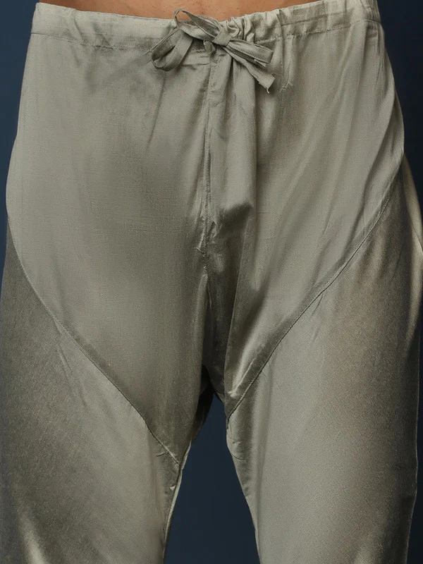 Men Grey Churidar
