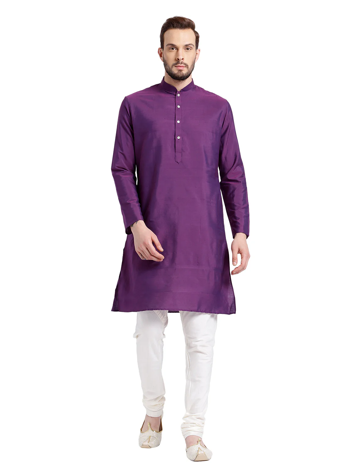 Men's Purple Kurta