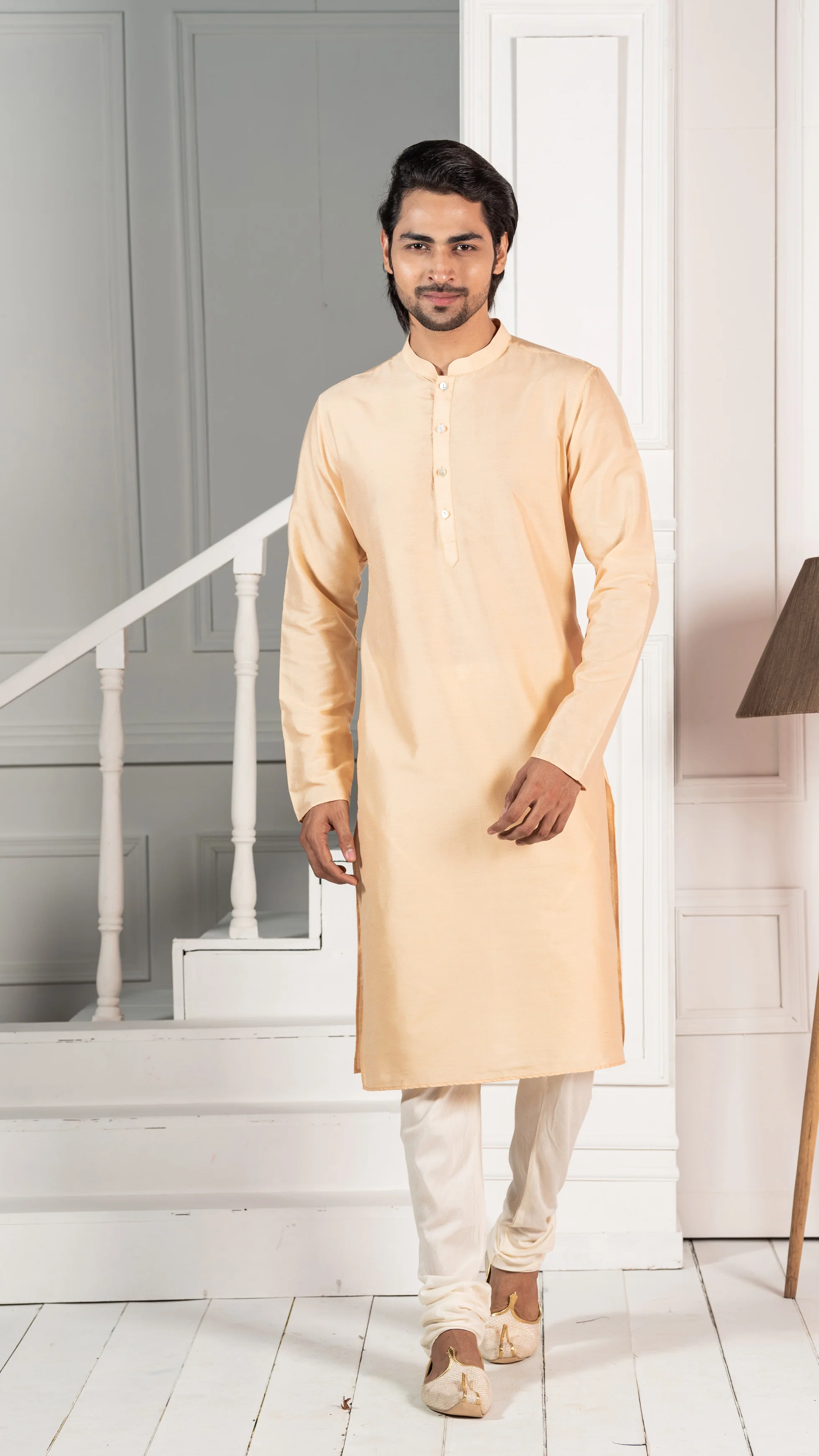 Men Chikoo Kurta - Image 3