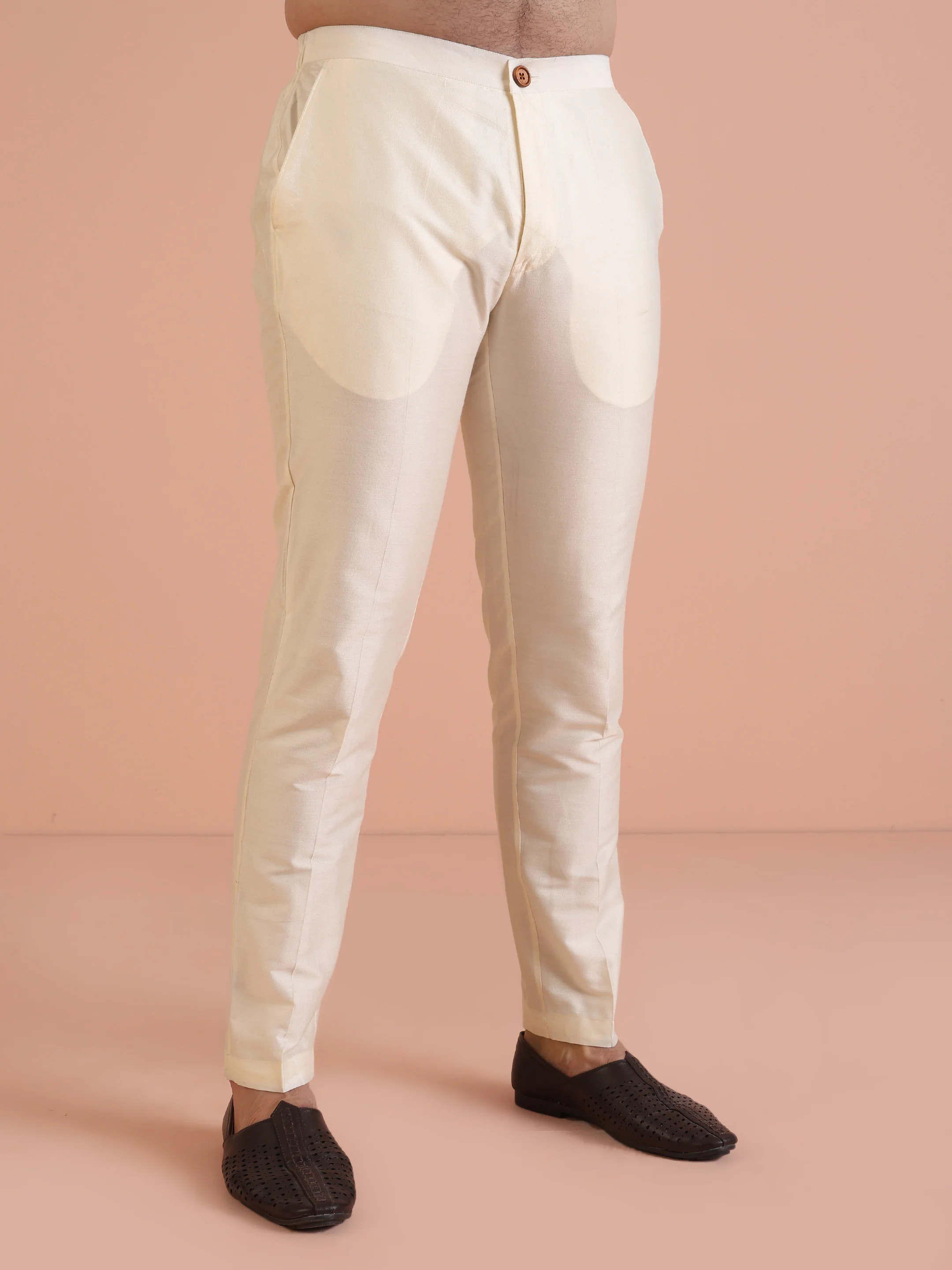 Men's Mint Green Indowestern Set With Trouser - Image 5