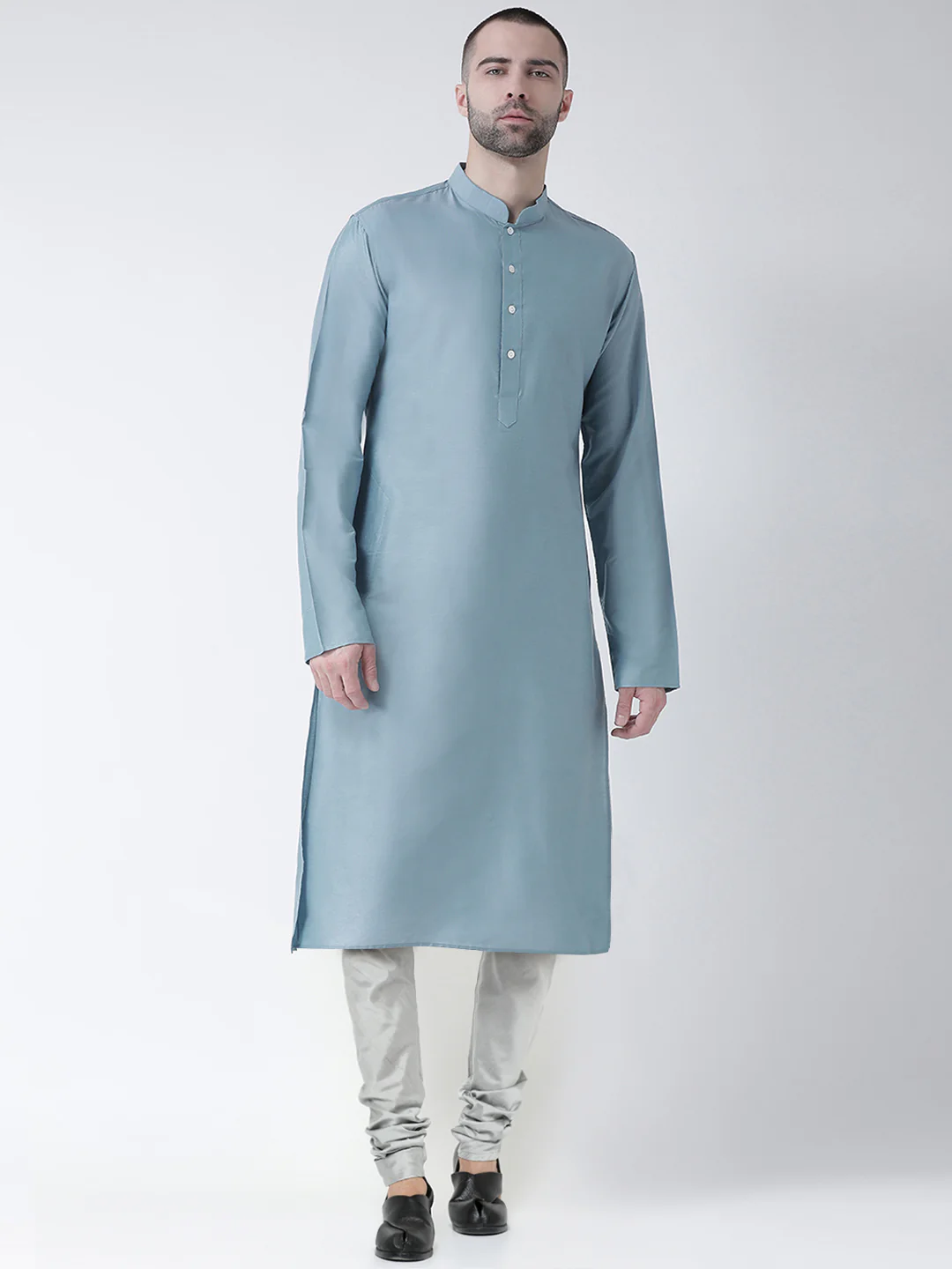 Kisah Men Blue Kurta Dhoti Set