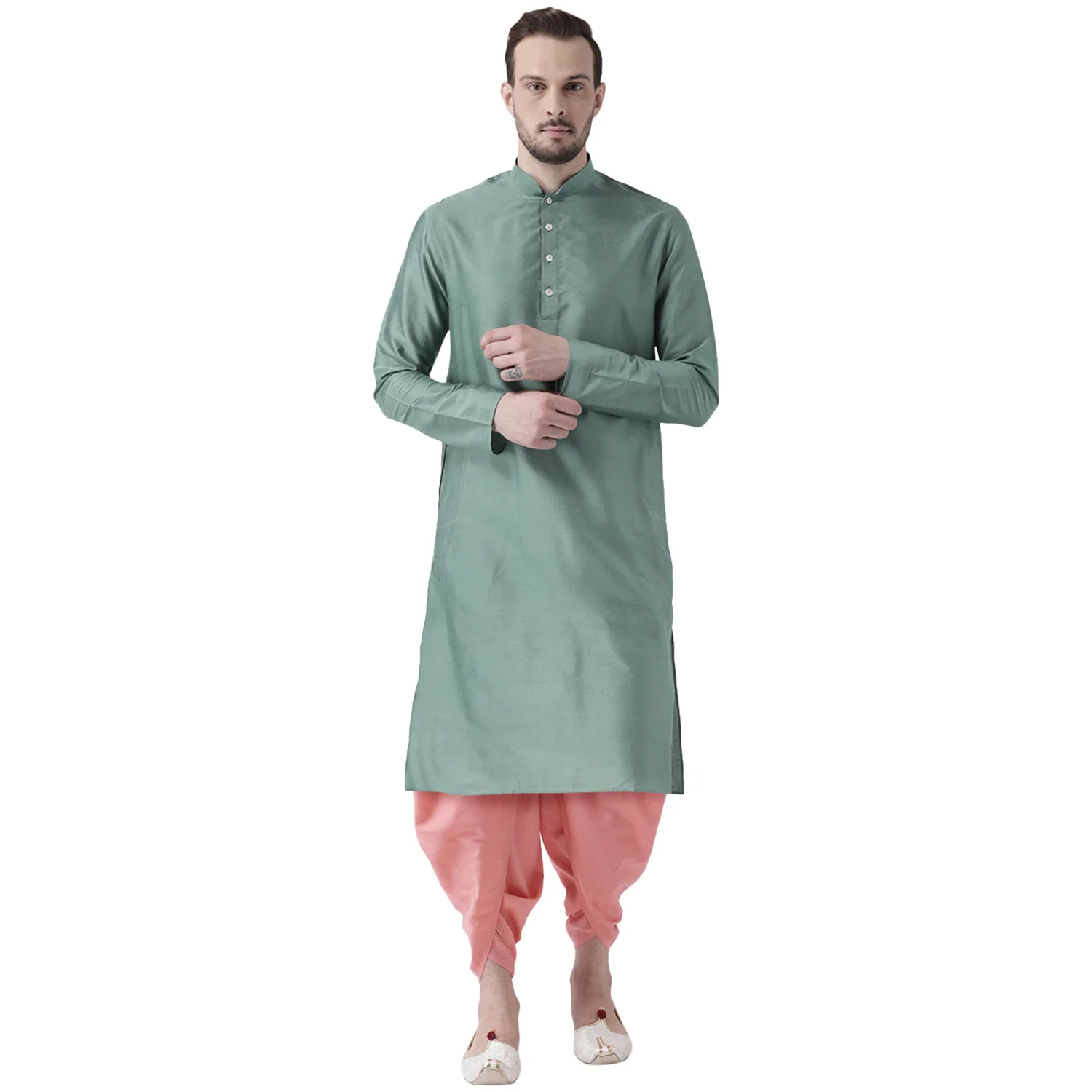 Mint Green Kurta Dhoti Set