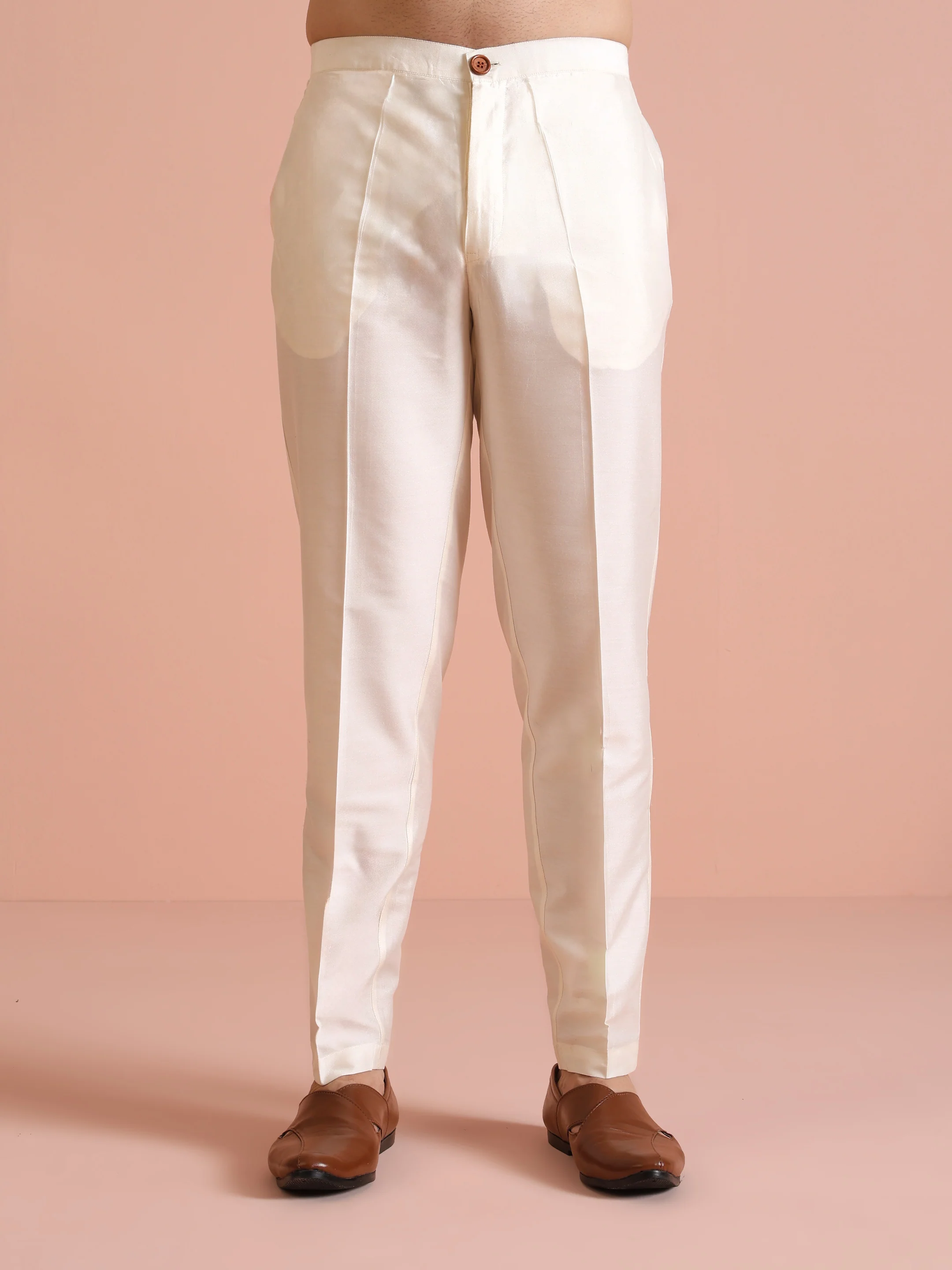 Men's Lavender Kurta Trouser Set - Image 6
