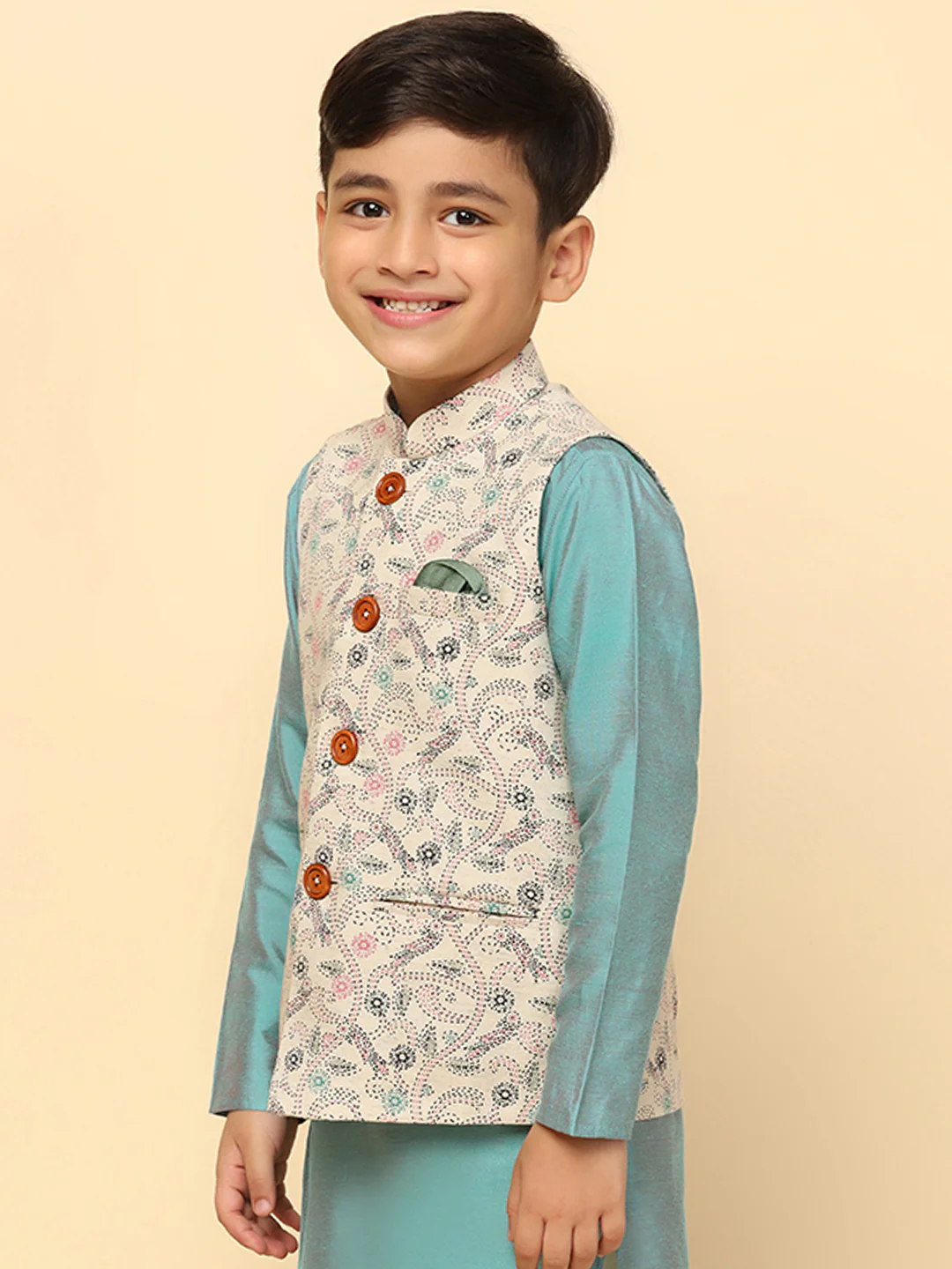 Boy's Multi Coloured Printed Jacket - Image 2