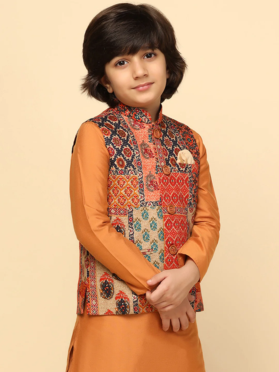 Boy's Multi Coloured Printed Jacket - Image 2