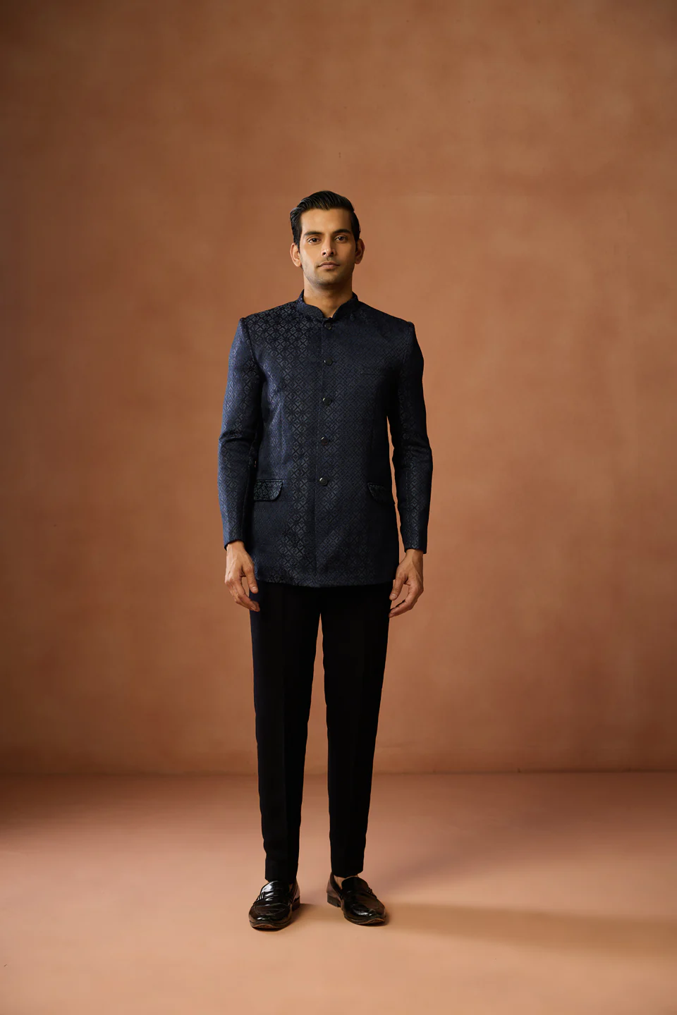 Navy Blue Slim Fit Trouser - Image 6